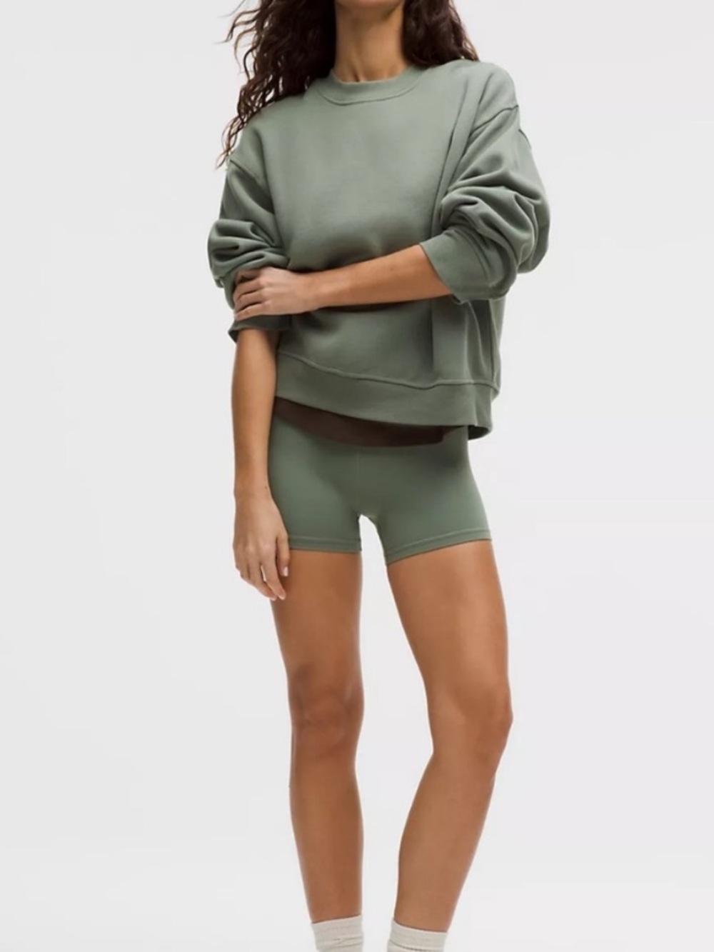 lululemon athletica Sage Green Crewneck Sweatshirt - Picture 3 of 9